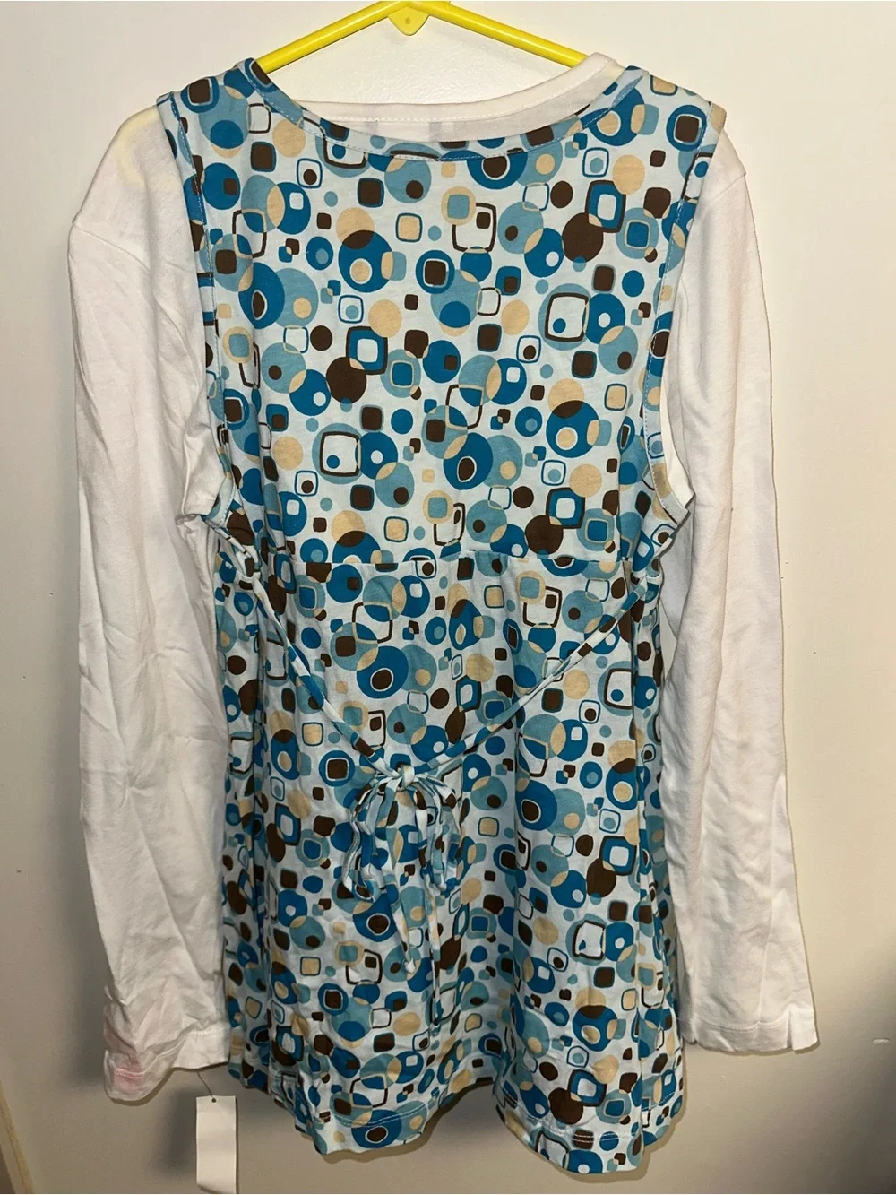 *FLAWED* NWT Vtg Y2K Twofer Babydoll Dress